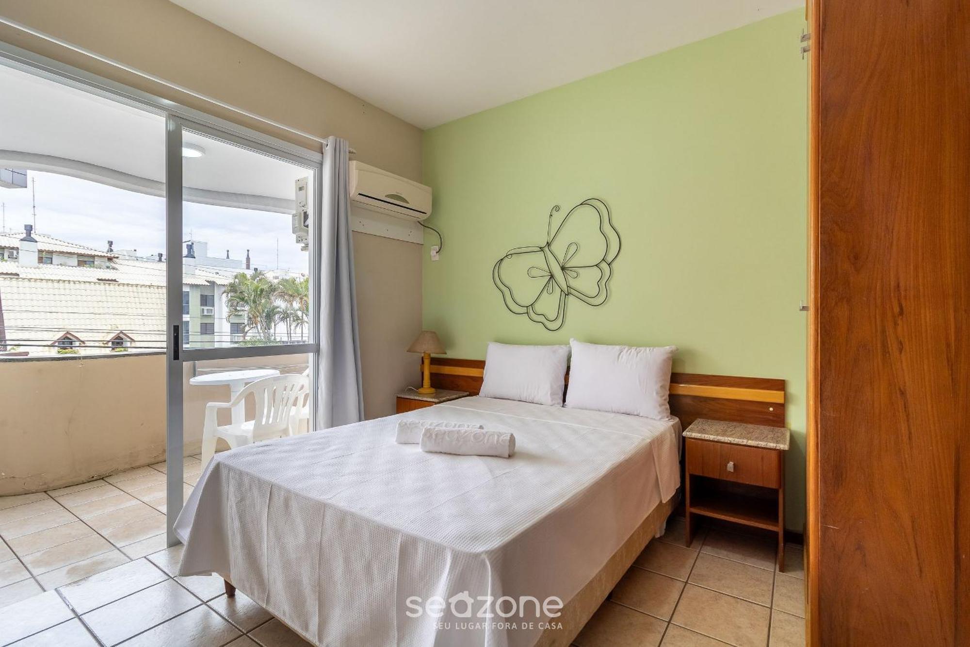 Apto C/ Varanda Em Condominio Pe Na Areia Iho127 Florianópolis Екстериор снимка